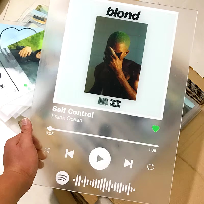 Spotify Glass Plexiglass Photo Transparent Custom Sheet Acrylic Board Organic Glass Polymethyl Methacrylate