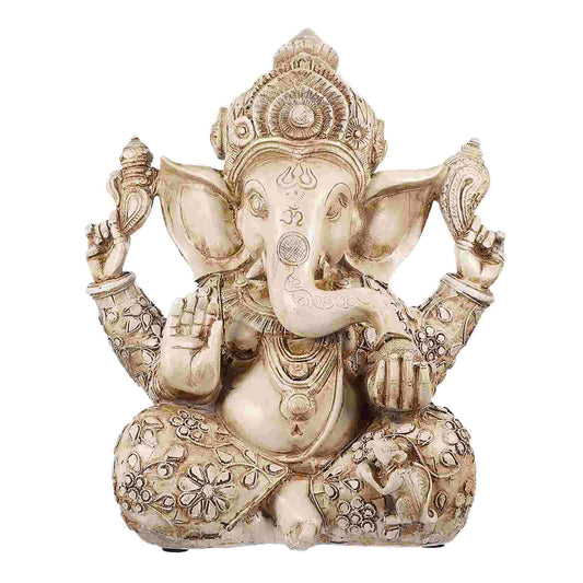 Resin Lord Ganesha Decoration Buddha Statue Indoor God Desk God Statue Wealth Ganesha Elephant Gifts