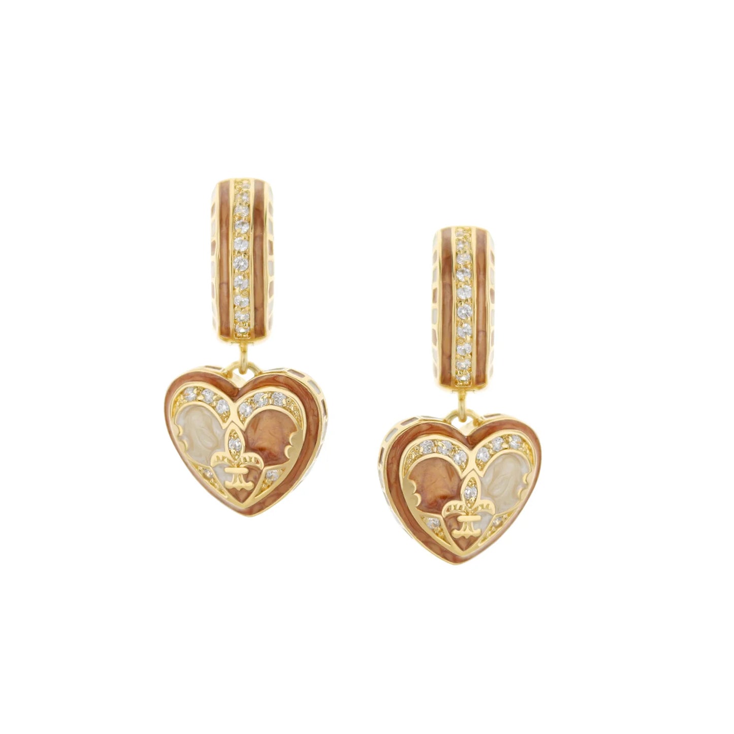 Renaissance Heart Earrings