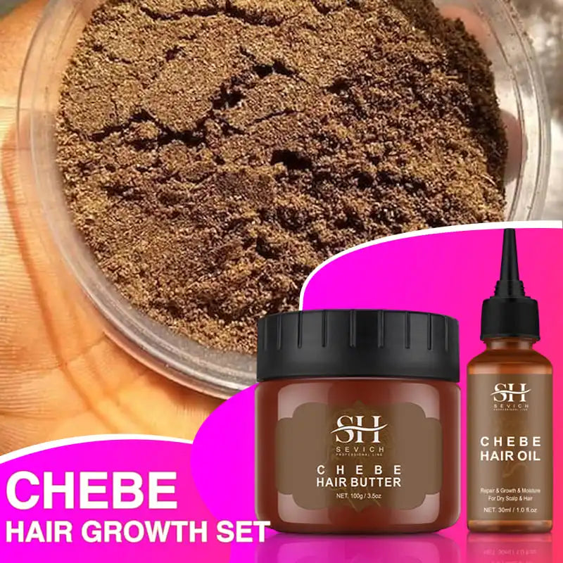 100G Fast Hair Growth Set Traction Alopecia Chebe Hair Mask anti Hair Break Hair Growth Oil Hair Loss Treatment Hair Care