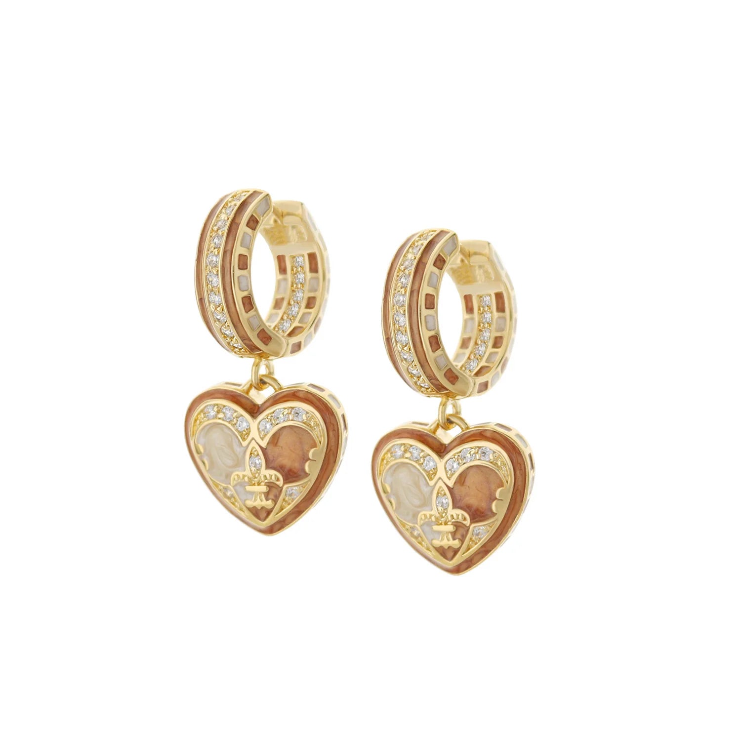 Renaissance Heart Earrings