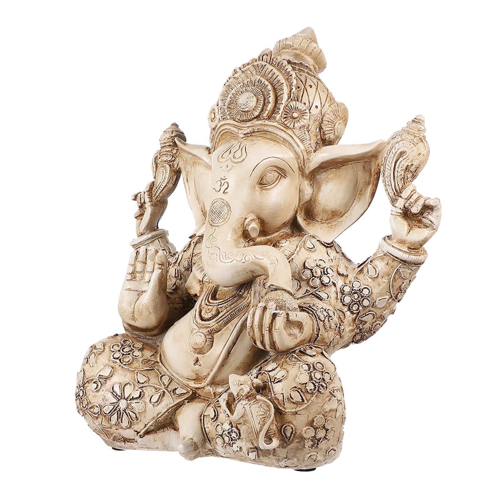 Resin Lord Ganesha Decoration Buddha Statue Indoor God Desk God Statue Wealth Ganesha Elephant Gifts