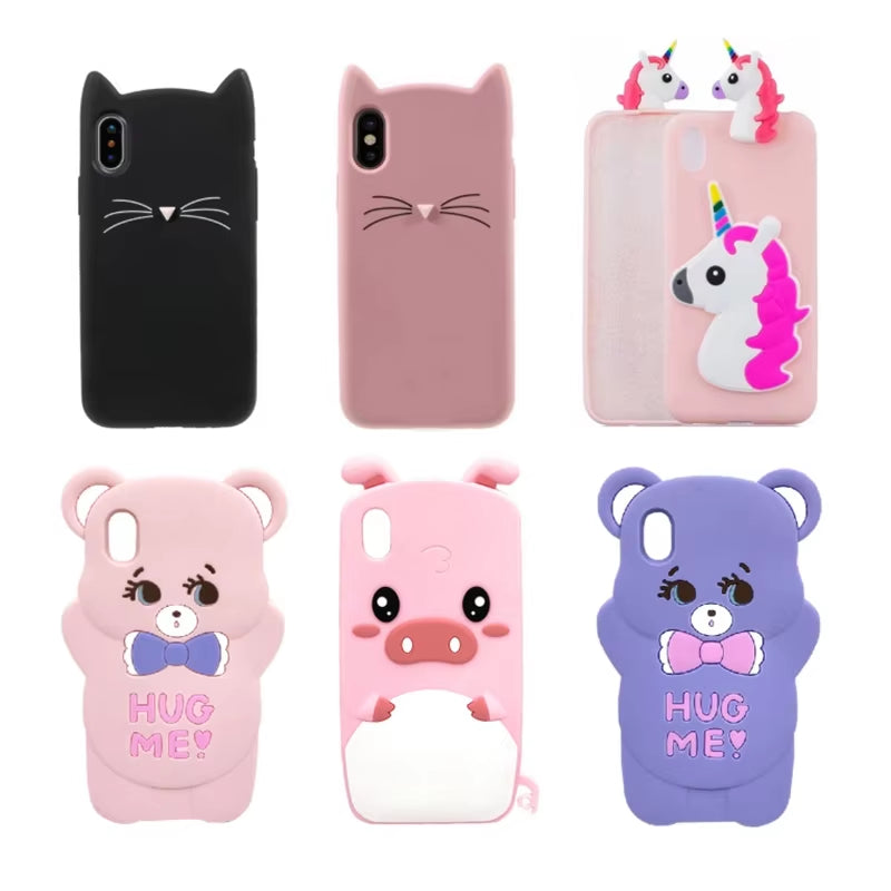 Case for Honor 8S Soft Silicone TPU Phone Case for  Honor 8S 8 S KSE-LX9 KSE LX9 Honor8S Case Cute Protective Back Cover